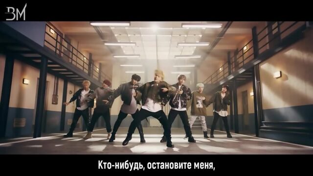 [rus sub] bts mic drop (steve aoki remix)