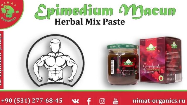 Epimedyumlu macun - Epimedium Herbal Mix paste Themra