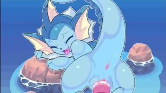 Pokentai | Pokémon Hentai | Хентай Покемоны Vaporeon getting ready