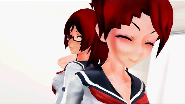 [MMD x Yandere Simulator]Yui/Info-Chan