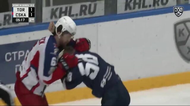 KHL Fight: Ilyin VS Dahlbeck