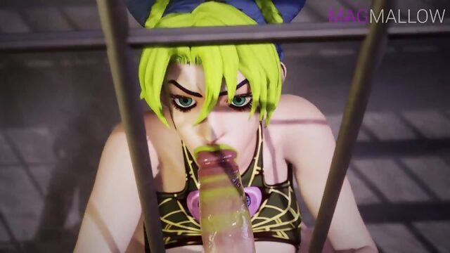 Jojos Bizarre Adventure Stone Ocean 3D hentai porn