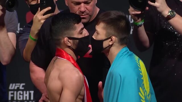 Амир Албази vs Жалгас Жумагулов - Взвешивания перед UFC 257