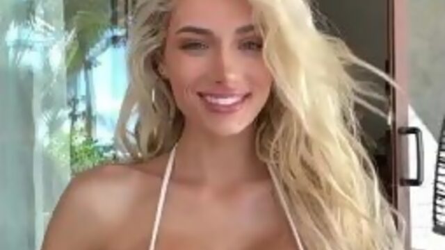 Summer Soderstrom white bikini nude tits insta blonde hot