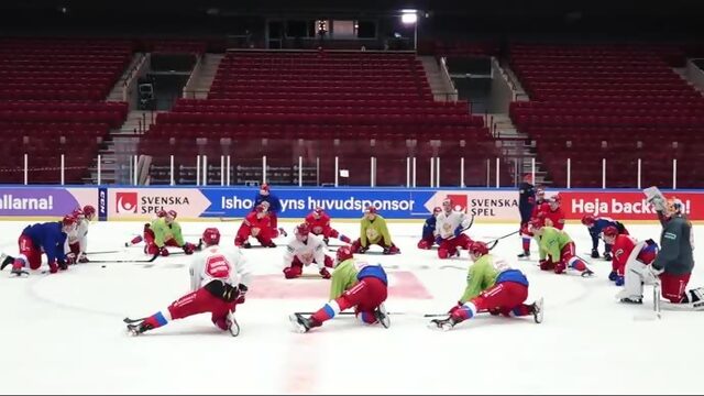 Шведские игры. Тренировка перед стартом турнира