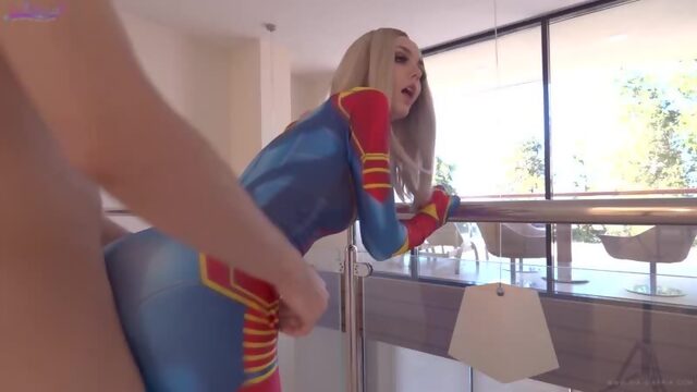 [Pornhub] sia_siberia - Captain Marvel Fucks With Man (Avengers)