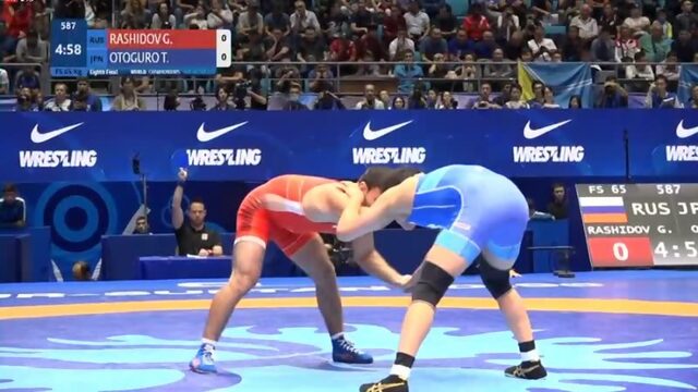 18. Gadzhimurad RASHIDOV (RUS) vs. Takuto OTOGURO (JPN)