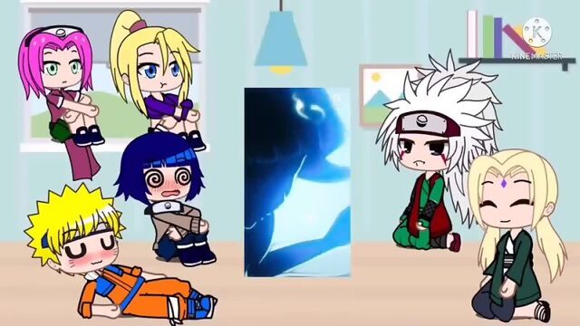 [On Playz] Past Naruto girls + Lady Tsunade + JirAiyA reacts to Naruto || Gacha Club