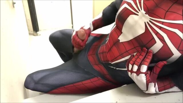 Marvels Spider-Man XXX Gay Cumming