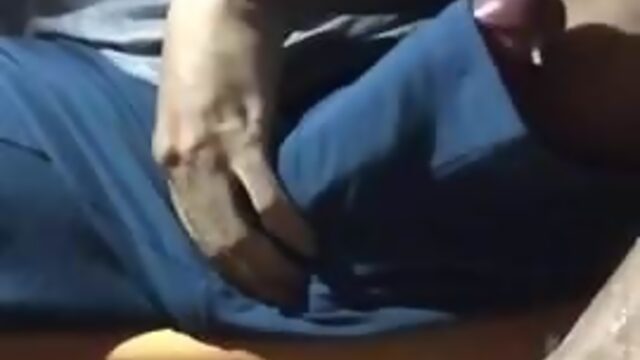 Huge Cock In Shorts, Great Cum Spurts.